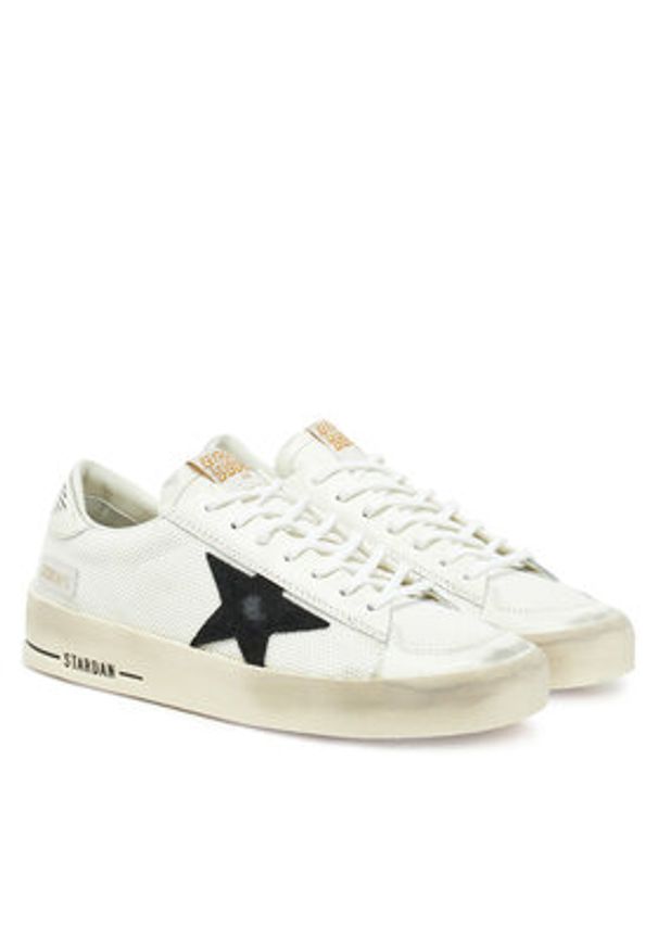 GOLDEN GOOSE Sneakersy Stardan Gambetto Unico GMF00328.F003028.10283 Biały. Kolor: biały. Materiał: materiał
