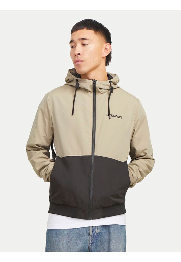 Jack & Jones Kurtka przejściowa Rush Hood 12200208 Brązowy Regular Fit. Kolor: brązowy. Materiał: syntetyk