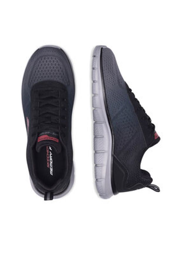 skechers - Skechers Sneakersy TRACK RIPKENT 232399 BKCC Czarny. Kolor: czarny. Materiał: materiał
