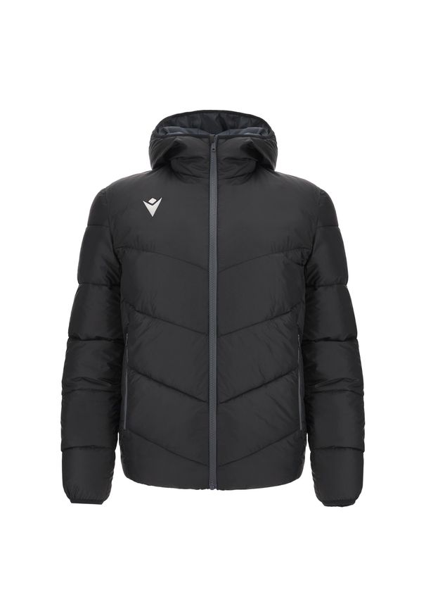 Kurtka puchowa Macron Arctic. Kolor: czarny. Materiał: puch. Styl: sportowy