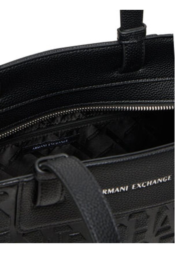 Armani Exchange Torebka XW001481 AF15774 UC001 Czarny. Kolor: czarny. Materiał: skórzane