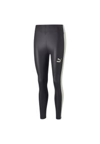 Legginsy damskie Puma T7 SHINY. Kolor: czarny