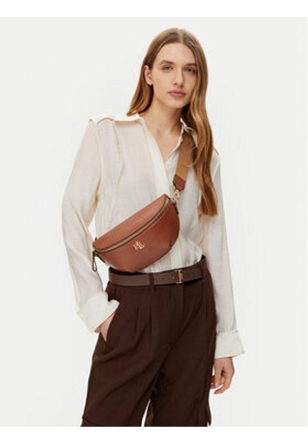 Lauren Ralph Lauren - LAUREN RALPH LAUREN Nerka 431934832002 Brązowy. Kolor: brązowy. Materiał: skóra