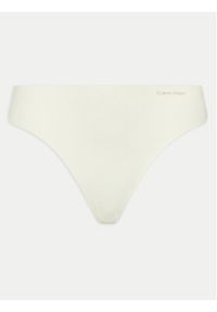 Calvin Klein Underwear Komplet 3 par stringów 000QD3558E Kolorowy. Materiał: syntetyk. Wzór: kolorowy #3