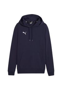 Bluza damska Puma Team Goal Casuals Hoody. Kolor: niebieski. Materiał: dresówka