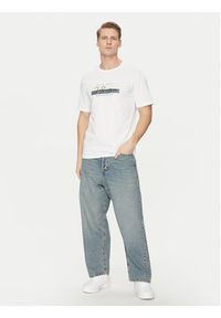 Jack & Jones - Jack&Jones T-Shirt Frederiksberg 12278266 Biały Regular Fit. Kolor: biały. Materiał: bawełna