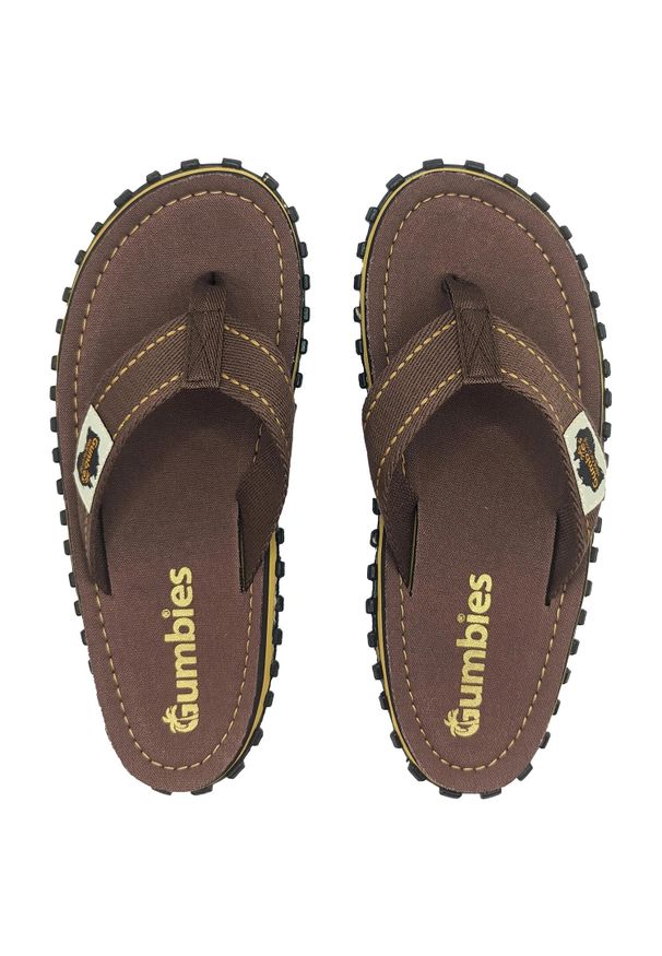 Gumbies - Japonki GUMBIES ISLANDER FLIP-FLOPS UNISEX. Kolor: brązowy. Sport: pływanie, fitness