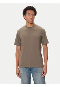 Hugo - HUGO T-Shirt Dapolino 50488330 Zielony Relaxed Fit. Kolor: zielony. Materiał: bawełna