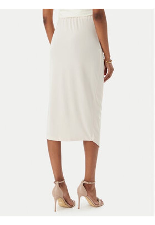 Rinascimento Spódnica midi CFC0123489003 Beżowy Regular Fit. Kolor: beżowy. Materiał: syntetyk