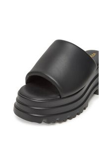 DeeZee Klapki 8602-1A Czarny. Kolor: czarny. Materiał: skóra #2