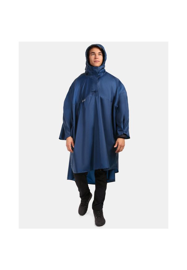 Płaszcz przeciwdeszczowy unisex Kilpi RAIT-U. Kolor: niebieski. Sport: turystyka piesza