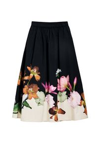 Desigual Spódnica trapezowa Lindo 25SWFW18 Czarny Regular Fit. Kolor: czarny. Materiał: bawełna #5