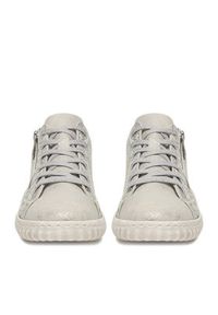 Rieker Sneakersy N0900-90 Srebrny. Kolor: srebrny. Materiał: skóra, nubuk #8
