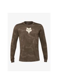 FOX - Bluza rowerowa męska Fox Ranger Tru Dri LS Jersey. Kolor: brązowy. Materiał: jersey. Długość rękawa: długi rękaw