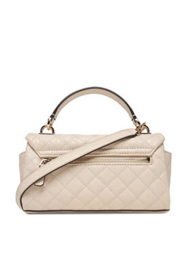 Guess Torebka Idra HWGG81 57200 Beżowy. Kolor: beżowy. Materiał: skórzane