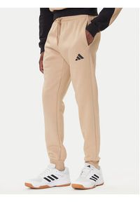 Adidas - adidas Dres Fleece Colorblock KB5265 Beżowy Regular Fit. Kolor: beżowy. Materiał: bawełna #6