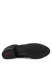 Rieker Botki 78676-00 Czarny. Kolor: czarny. Materiał: skóra