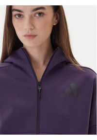 Adidas - adidas Bluza Z.N.E. KC4569 Fioletowy Loose Fit. Kolor: fioletowy. Materiał: syntetyk, bawełna #3
