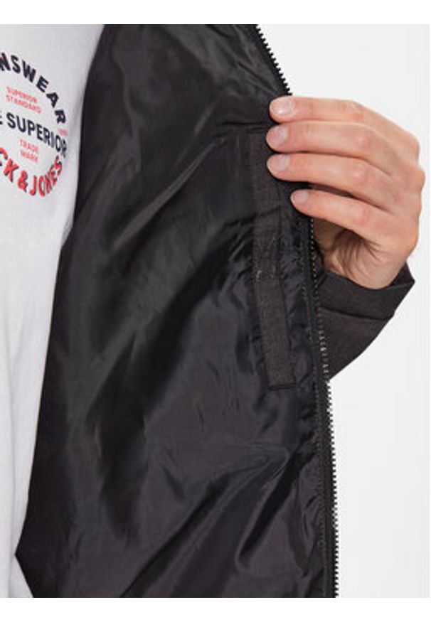 Jack & Jones - Jack&Jones Kurtka przejściowa Snap 12224282 Szary Regular Fit. Kolor: szary. Materiał: syntetyk