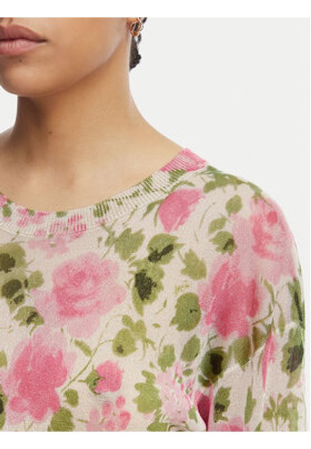 Liu Jo Sweter WA6422 MA71N Różowy Regular Fit. Kolor: różowy. Materiał: wiskoza