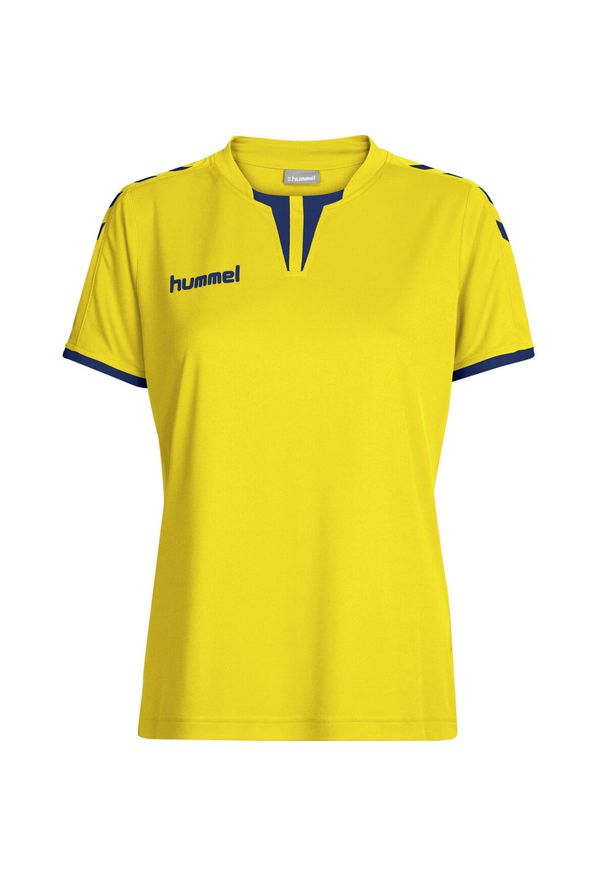 Koszulka sportowa z krótkim rękawem damska Hummel Core Womens SS Jersey. Kolor: zielony. Materiał: jersey. Długość rękawa: krótki rękaw. Długość: krótkie