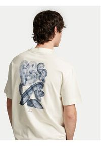 Selected Homme T-Shirt Will 16097225 Écru Relaxed Fit. Kolor: kremowy. Materiał: bawełna #6