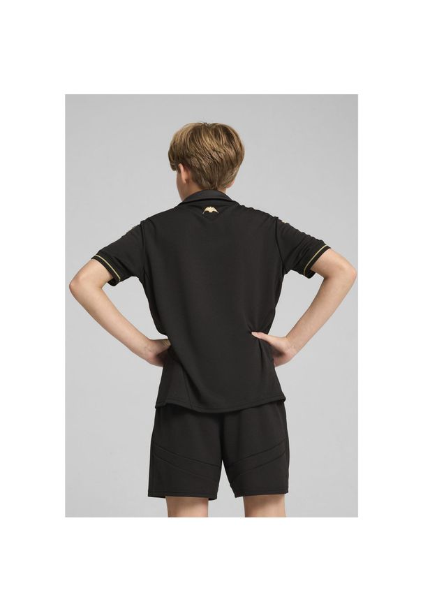 Puma - Młodzieżowa koszulka wyjazdowa Valencia CF 24/25 PUMA Black Gold. Kolor: żółty, wielokolorowy, czarny
