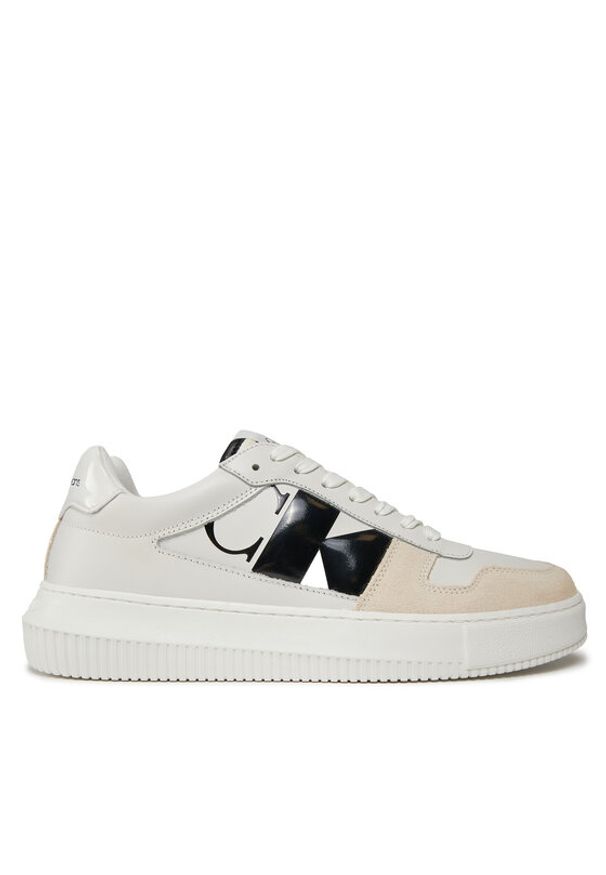 Calvin Klein Jeans Sneakersy Chunky Cupsole Lth Nbs Dc YM0YM00897 Biały. Kolor: biały. Materiał: skóra