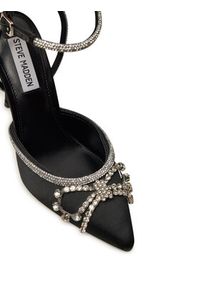 Steve Madden Sandały Vibrantly SM11002575 Czarny. Kolor: czarny. Materiał: materiał
