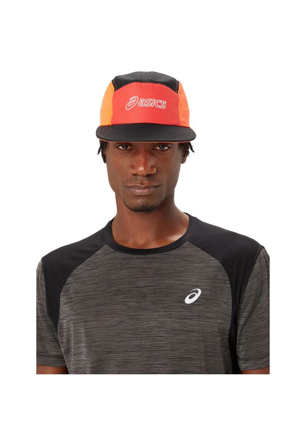 5-panelowa czapka Asics. Kolor: czerwony