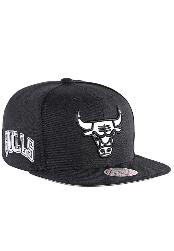 Mitchell & Ness - Czapka z daszkiem do koszykówki Mitchell Snapback NBA Chicago Bulls czarna. Kolor: czarny