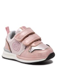 BIG STAR SHOES - Sneakersy Big Star Shoes KK374180 Pink. Kolor: różowy. Materiał: skóra