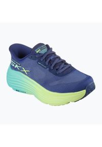 skechers - Buty do biegania damskie SKECHERS Max Cushioning Endeavour Hallandale. Kolor: niebieski
