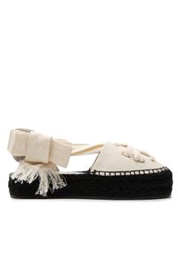 Tory Burch Espadryle Woven Bouble T Espadrille 282 Beżowy. Kolor: beżowy. Materiał: materiał #1