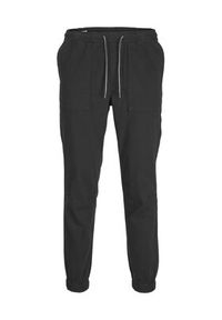 Jack & Jones - Jack&Jones Joggery Gordon 12229712 Czarny Regular Fit. Kolor: czarny. Materiał: bawełna #4