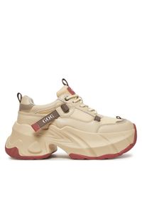 Sneakersy GOE. Kolor: beżowy