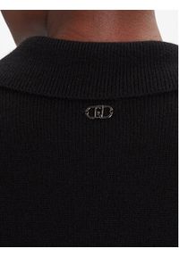 Liu Jo Sweter MF5038 MS009 Czarny Regular Fit. Kolor: czarny. Materiał: wełna #3