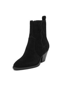 DeeZee Botki 20258-1 Czarny. Kolor: czarny. Materiał: materiał #5