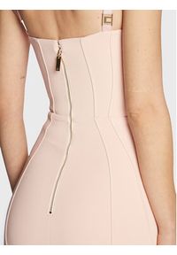 Elisabetta Franchi Sukienka koktajlowa AB-191-26E2-V330 Różowy Slim Fit. Kolor: różowy. Materiał: syntetyk. Styl: wizytowy #3
