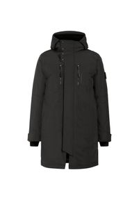 Parka Didriksons Dexter. Kolor: czarny. Sezon: zima. Styl: elegancki #1
