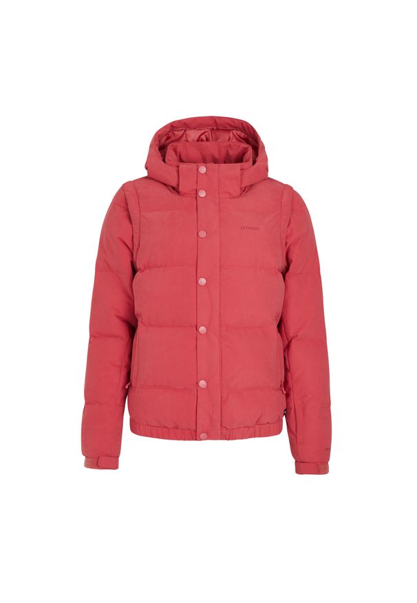 Damska kurtka narciarska Protest Prtaspen. Kolor: czerwony. Sezon: zima. Sport: narciarstwo