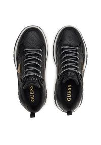 Guess Sneakersy Zaylin FLJZAY FAL12 Czarny. Kolor: czarny. Materiał: skóra
