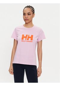 Helly Hansen T-Shirt W Hh Logo T-Shirt 2.0 34465 Różowy Regular Fit. Kolor: różowy. Materiał: bawełna #1