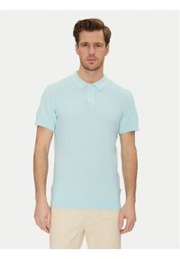 Blend Polo 20718361 Zielony Regular Fit. Typ kołnierza: polo. Kolor: zielony. Materiał: bawełna
