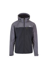 TRESPASS - Męska Kurtka Hybrydowa Alwero Softshell. Kolor: zielony. Materiał: softshell. Sport: turystyka piesza