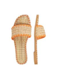DeeZee Klapki BP6097-5 Beżowy. Kolor: beżowy. Materiał: skóra