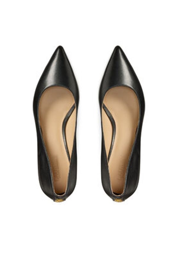 Lauren Ralph Lauren - LAUREN RALPH LAUREN Czółenka 802940572001 Czarny. Kolor: czarny. Materiał: skóra. Obcas: na szpilce