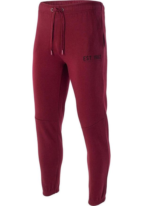 Męskie treningowe spodnie dresowe joggery Magnum Liben. Kolor: czerwony. Materiał: dresówka. Długość: długie