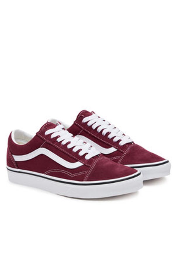 Vans Tenisówki Old Skool VN000CR5ZCF1 Bordowy. Kolor: czerwony. Materiał: materiał