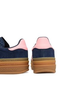 Adidas - adidas Sneakersy Gazelle Bold JR5951 Granatowy. Kolor: niebieski. Materiał: zamsz, skóra. Model: Adidas Gazelle